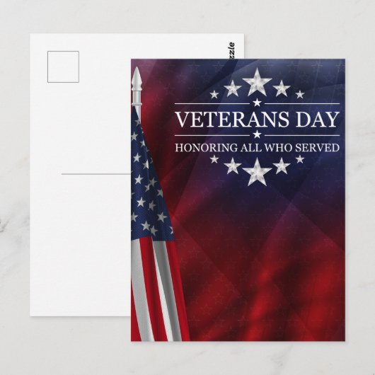 Veteran Day Postkarte (Vorne/Hinten)