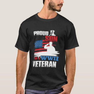 Veteran Day Ww2 Stolz Sohn eines Wwii Veteran T-Shirt