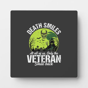 Veteran Death Smiles Halloween Design_1 Fotoplatte