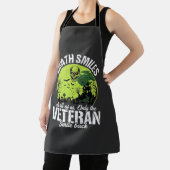 Veteran Death Smiles Halloween Design_1 Schürze (InSitu)