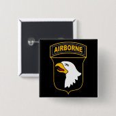 Veteran der 101. Luftlandedivision Button (Vorne & Hinten)