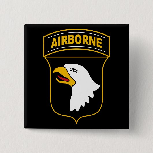 Veteran der 101. Luftlandedivision Button (Vorderseite)
