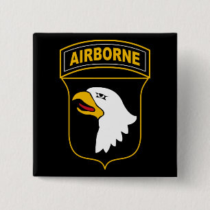 Veteran der 101. Luftlandedivision Button