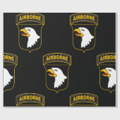 Veteran der 101. Luftlandedivision Geschenkpapier (Flach)