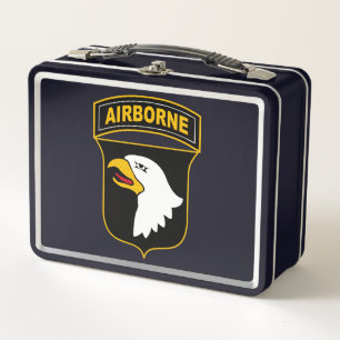Veteran der 101. Luftlandedivision Metall Brotdose