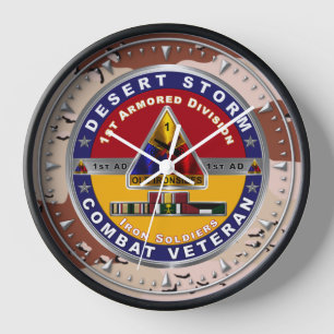 Veteran der 1. Panzerdivision Desert Storm Uhr
