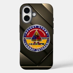 Veteran der 2. Panzerdivision Desert Storm iPhone 16 Hülle