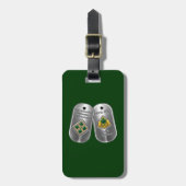 Veteran der 4. Infanteriedivision Gepäckanhänger (Vorderseite vertikal)