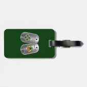 Veteran der 4. Infanteriedivision Gepäckanhänger (Rückseite horizontal)