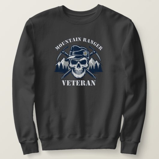 Veteran der Gebirgsjäger Sweatshirt (Design vorne)