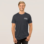Veteran der Militärpolizei-Bruderschaft Tri-Blend Shirt (Vorderseite voll)