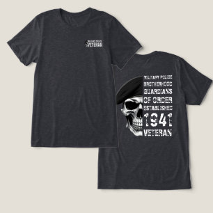 Veteran der Militärpolizei-Bruderschaft Tri-Blend Shirt