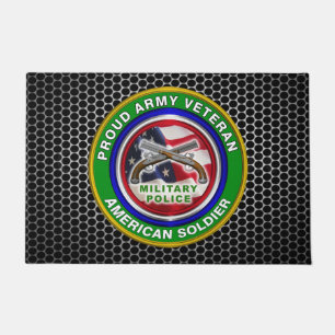 Veteran der Militärpolizei Fußmatte