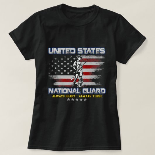 Veteran der Nationalgarde ist immer bereit für die T-Shirt (Design vorne)