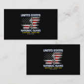 Veteran der Nationalgarde ist immer bereit für die Visitenkarte (Vorne/Hinten)