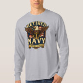 Veteran der US-Marine USN T-Shirt (Vorderseite)