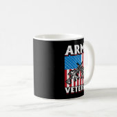Veteran der US-Veteranen-Armee 162 Kaffeetasse (VorderseiteRechts)