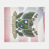 Veteran des 75. Ranger-Regiments Fleecedecke (Vorderseite (Horizontal))