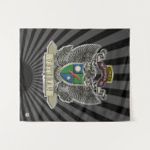 Veteran des 75. Ranger-Regiments Wandteppich (Vorderseite (Horizontal))