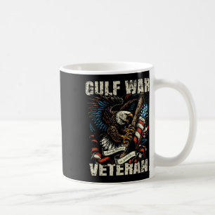 Veteran des Golfkriegs Patriotic Eagle Usa Flaggen Kaffeetasse