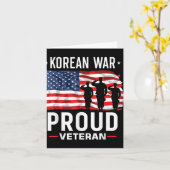 Veteran des Koreakrieges Karte (Gelbe Blume)
