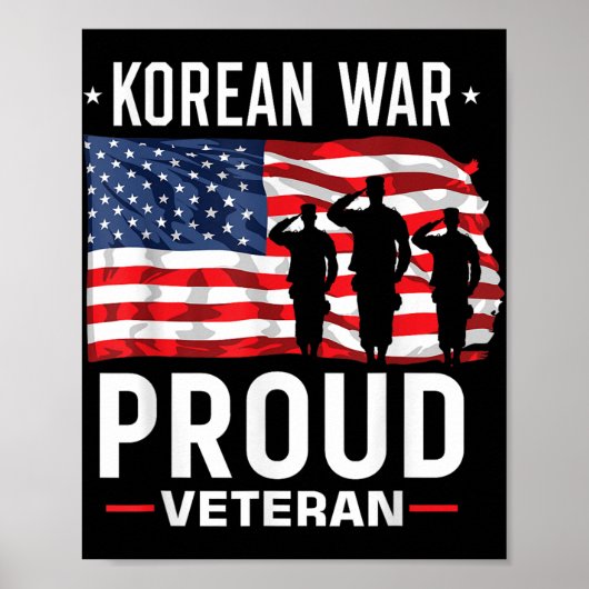 Veteran des Koreakrieges Poster (Vorne)