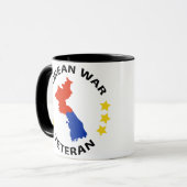 Veteran des Koreakrieges Tasse (Vorderseite Links)