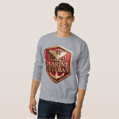 Veteran des Marine Corps Sweatshirt (Vorne ganz)