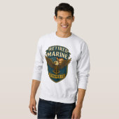 Veteran des Marine Corps Sweatshirt (Vorne ganz)