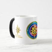 Veteran des Militärgeheimdienstes Verwandlungstasse (Vorderseite Links)