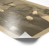 Veteran des zivilen Krieges und Soldat des Ersten  Fotodruck (Ecke)