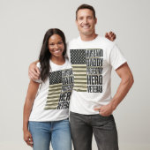 Veteran Ehemann Daddy Beschützer Held Flag Shirt D (Unisex)