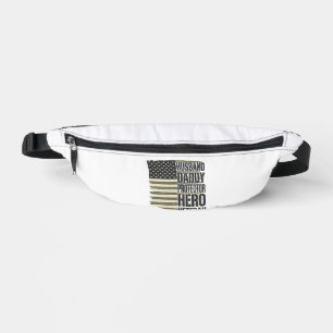 Veteran Ehemann Daddy Beschützer Held Flag Shirt D Bauchtasche