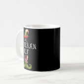 Veteran Elf Family Matching Group Christmas Us Arm Kaffeetasse (Vorderseite Links)