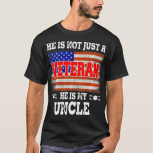 VETERAN Er ist mein Onkel amerikanischer Veteranen T-Shirt