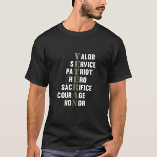Veteran Fakten Happy Veterans Day Support Grafik T-Shirt