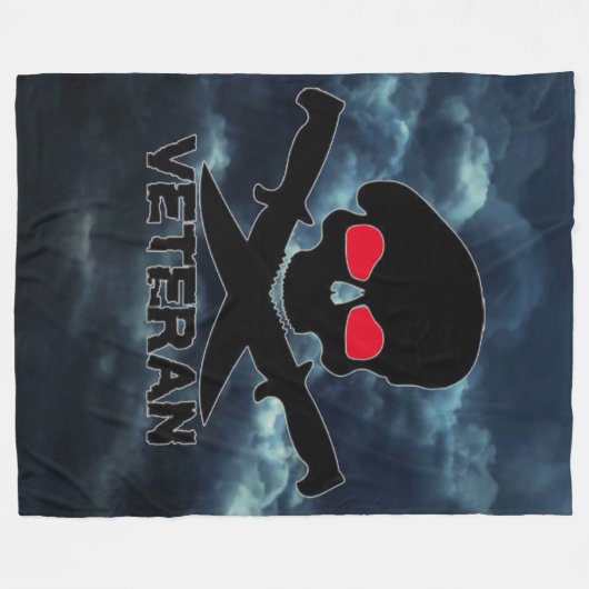 VETERAN FLEECE BLANKET (Vorderseite (Horizontal))