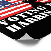 Veteran Freedom Voting für Harris Wheimer Waltz Poster (Ecke)