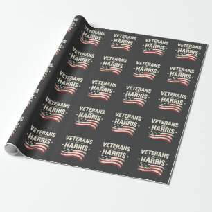 Veteran für die Wahl der Harris Kamala Harris Army Geschenkpapier