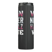 Veteran für Harris Walz Wahl 2024 Thermosbecher (Rückseite)