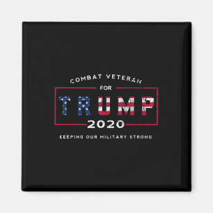 Veteran für Trump 2020&#; - Behalt unseren Militär Magnet