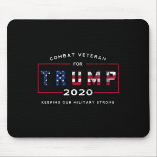 Veteran für Trump 2020&# - Behalt unseren Militär Mousepad