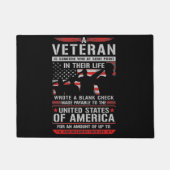 Veteran Fußmatte (Vorderseite)