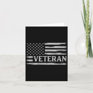 Veteran G Vintage USA-Flagge Vatertag Patriot Karte