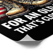 Veteran Gift I Ain't Perfect But Do Have An Old Ma Poster (Ecke)