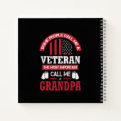 Veteran Grandpa Notizblock (Rückseite)