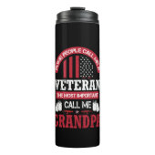 Veteran Grandpa Thermosbecher (Vorderseite)