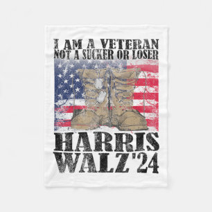 Veteran Harris Wheimer für Präsident 24 Abstimmung Fleecedecke
