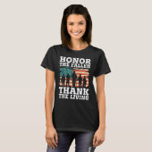 Veteran Honor The Fallen Patriotic Veterans Day T-Shirt (Vorne ganz)