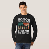 Veteran Honor The Fallen Patriotic Veterans Day T-Shirt (Vorne ganz)
